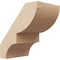 Ekena Millwork 5-inch W x 8-inch D x 8-inch H Ridgewood Rough Cedar Woodgrain TimberThane Knee Brace, Primed BRCUR05X08X08RIDRCPR - alternate 1